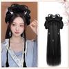 Vintage Headwear Hanfu Wig Headband Long Hanfu Cosplay HairPieces Chinese Ancient Wig  Women
