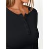 TIFICY Camicette e camicie con scollo a V a maniche lunghe con stampa tinta unita primavera autunno moda casual da donna