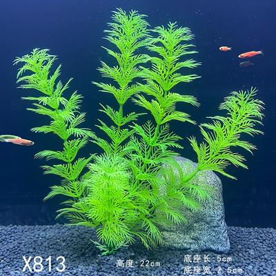 Aquariumdecoratie, aquariumlandschap, aquarium, plastic simulatiewaterplanten, kunstmatige waterplanten, middelgrote scènes.