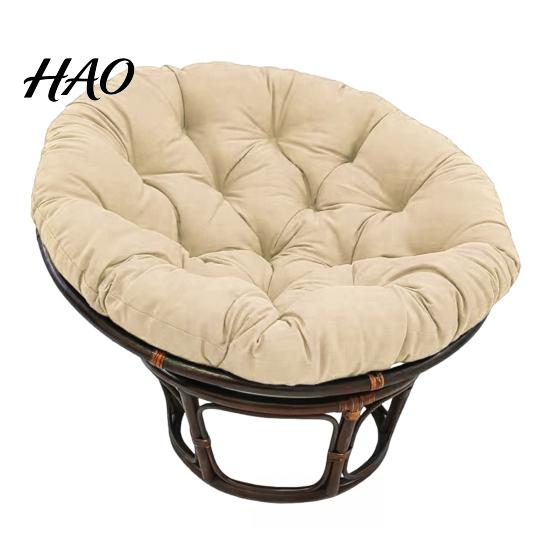 New Polyester Fibre Wadding Pad Round Cushion for Hanging Egg Chair Stuffed Hammock Seat Soft Rocking Rocker Patio Garden Swing Chairs Heavy-duty