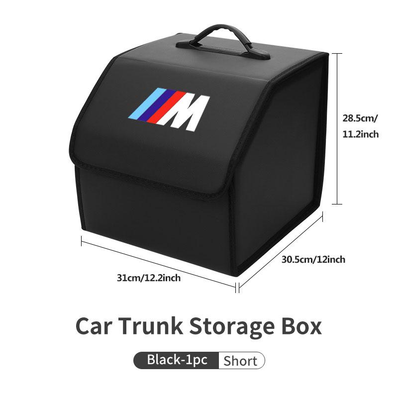 XKUGH1 For BMW New 2025 Car Trunk Organizer Box Tailbox Stowing Tidying Storage Bag Accessories For BMW E70 E91 E30 G30 E53 M3 M5 X6 X4