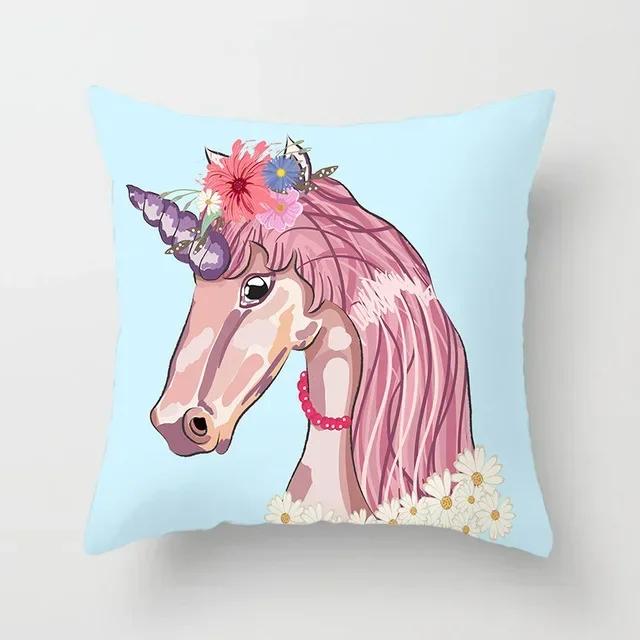 Mandala Tropical Flamingo Pattern Decorative Pillows Unicorn Pillowcase Polyester Pillowcase Home Hotel Decoration Pillowcase .