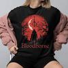 Bloodborne Curse Game T-shirt, Yanan Hunter T-shirt, Amygdala Electronic Game T-shirt, Unisex Game Top