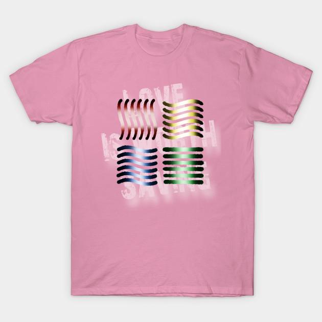 T Shirt Women Love Is Worth Saving Harajuku Print Kawaii Tshirt Summer Short Sleeve Female T-Shirt Top Tee