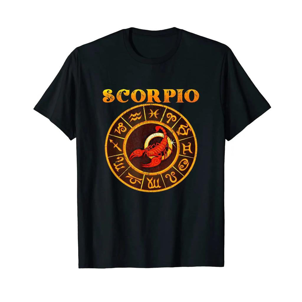 Skorpion Sternzeichen Astrologie Schild Geschenk T Shirt vintage Washed streetwear Unisex Soft Comfortable fashion Breathable