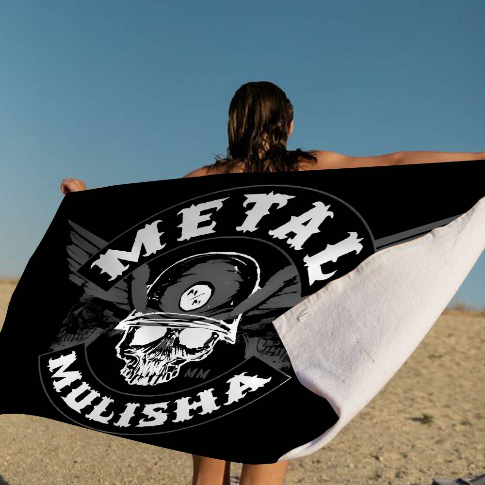 M-Metal M-Mulisha Spiel Anime Anime Strand Schwimmtuch Weiches Saugfähiges Waschlappen Kindergeschenke Für Kinder Reisen Camping Fitnessstudio