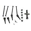 1:16 RC Front Rear Drive Shaft Modification Replace Easy to Install Sturdy Accessories for 16101 16102 16201 Hobby Car Truck