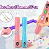 Rechargeable Electric Diamond Painting Pen Low‑Noise Led Light Handheld Diamond Art Pen Precision‑Pickup Vacuum‑Suction