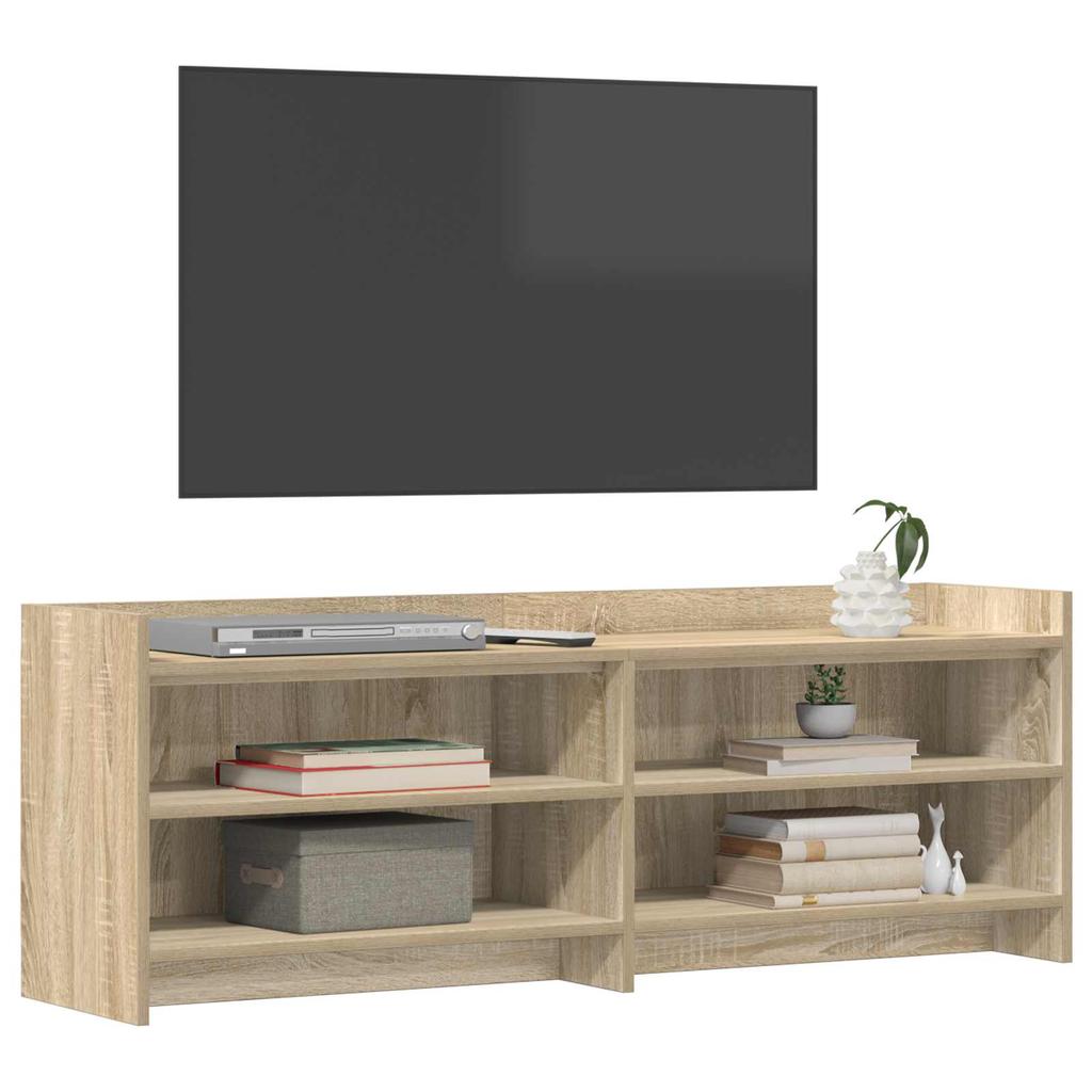 TV Stand 135 x 33 x 47 cm Sonoma Oak Wood Based Panel