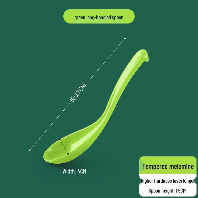 

Melamine Hot Pot & Condiment Serving Spoons Long Handle Spoon