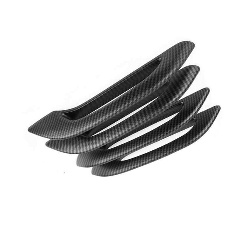 4Pcs Antifreeze Door Handle Covers for Select Model Winter Frost Proof ABS Adhesive Mount Scratch Resistant
