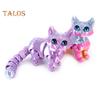 3D Printed Cat Figurine Movable Joints Cat Figure Articulated Animal Model Toy Home Office Bookshelf Desktop Decoration Ornament