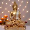 Meditating Sitting Buddha Statue Showpiece Idol Home Decor Items for Living Room and Gifts