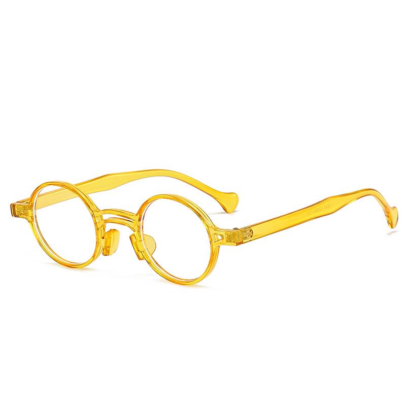 non-polarized Vintage Small Round Sunglasses Women Fashion Double Bridges Trendy Rivets Sun Glasses Punk Shades Beach Travel Streetwear Eyewear