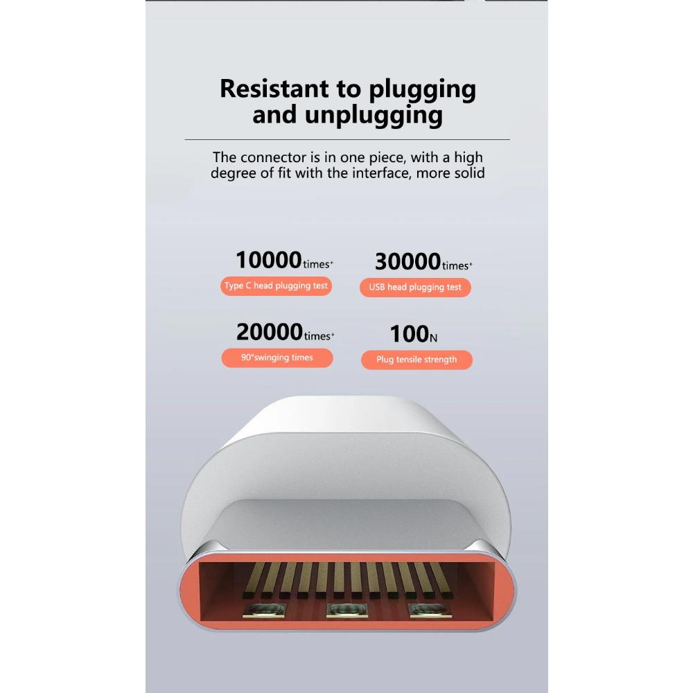 USB Type C Cable 120W 10A Fast Charging Wire Mobile Phone USB For Huawei P30 Xiaomi Realme Samsung Poco X6 USB C Data Cable Cord