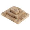 100 Pieces Wooden Cubes Unfinished Square  Wood Blocks for Math Making Craft DIY Projects Gift