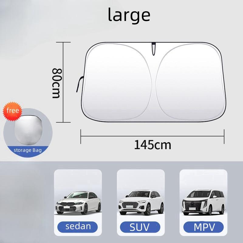 New Car Front Window Sunshade Cover Sun Shade Windshield Visor Windscreen Folding Auto Uv Protection Styling Accessories