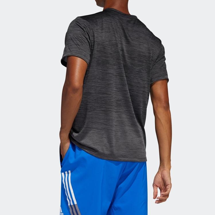 Adidas Gradient Training Tee Men Tops Black FJ6125