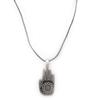 Les Trésors De Lily [J8501] - Black 'Fatma' Designer Necklace