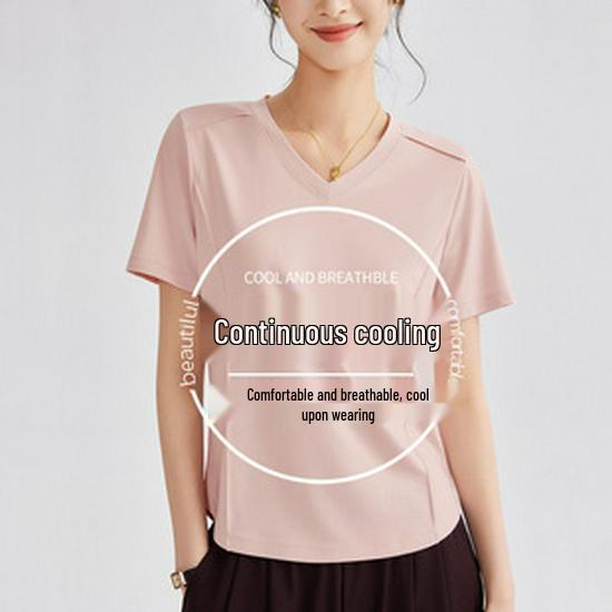 Women's Merino Wool Summer Base Layer: Black Long Sleeve Round Neck Slim Fit T-shirt (2025 Collection)