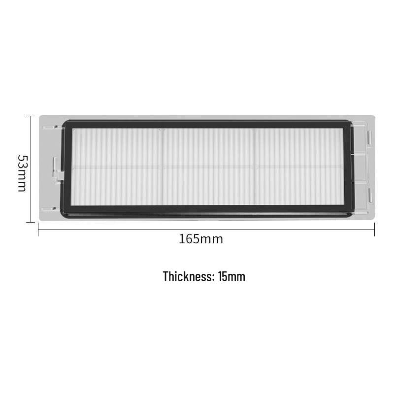 Xiaomi Mijia 1s Roboterstaubsauger Zubehör: Hauptbürste, Seitenbürste, Filter, Mopp, Verbrauchsmaterialien.