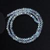 1String 3/4/6/8/10mm Transparent AB Color Crystal Beads Round Square Loose Spacer Glass Beads For DIY Bracelet Necklace Jewelry