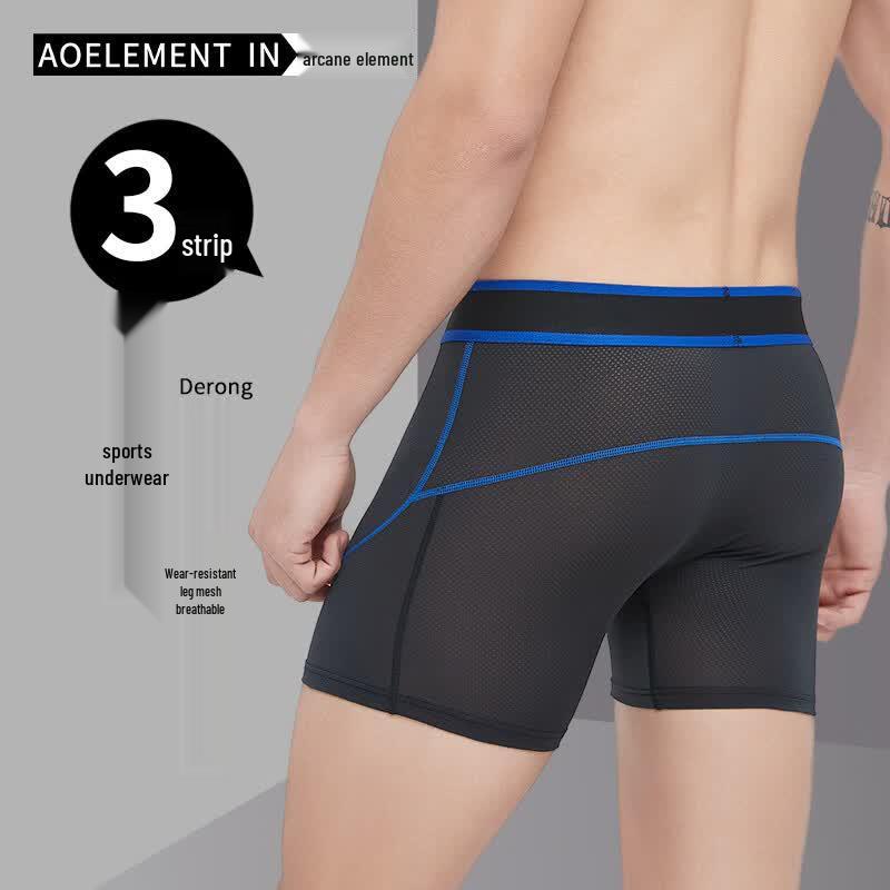 Ao Yuansu Men s Ice Silk Sports Boxer Briefs 3XL