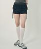 Mihebeu Layered Polka Dot Lace Skirt
