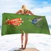 Bird Beach Towels Quick Dry Microfiber Soft and Absorbent Bath Towel Outdoor Travel Oversized Large Beach Towel for Adults Kids