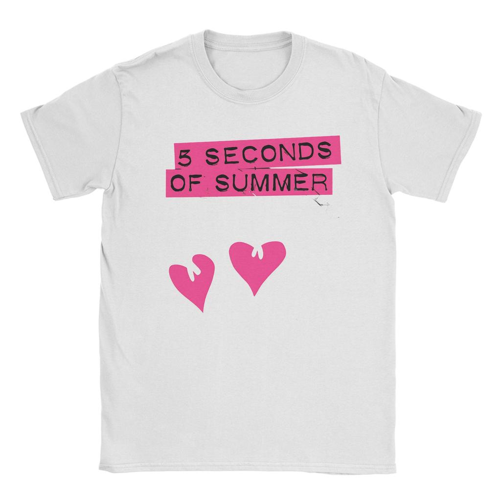 Mens TShirts 5 Seconds of Summer 5SOS Unique 100 Cotton Tees Short Sleeve T Shirts Crewneck Tops Summer