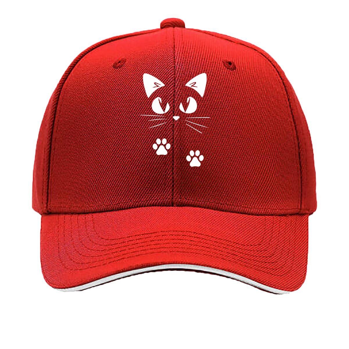 Cute Kitten EleUnisext Girls Graphic Design Sandwich Baseball Cap Unisex Women Sun Cap Outdoor Workouts Hat One Size