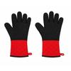 Set of 2 Thermal Barbecue Gloves - SIROCO - One Size Fits All - 280°C Resistance - Non-slip Silicone - Quilted Cotton