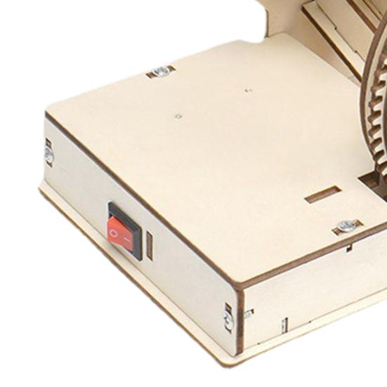 1Set Science Experiment Toy Convenient Creative Universal 3D Wooden Track Ball Model Building Kit for Children