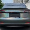 Car Wrap Stickers Iridecence Laser Grey Color Change Vinyl Film PET Bubble Free Auto Self Adhesive Sticker Car Accessories