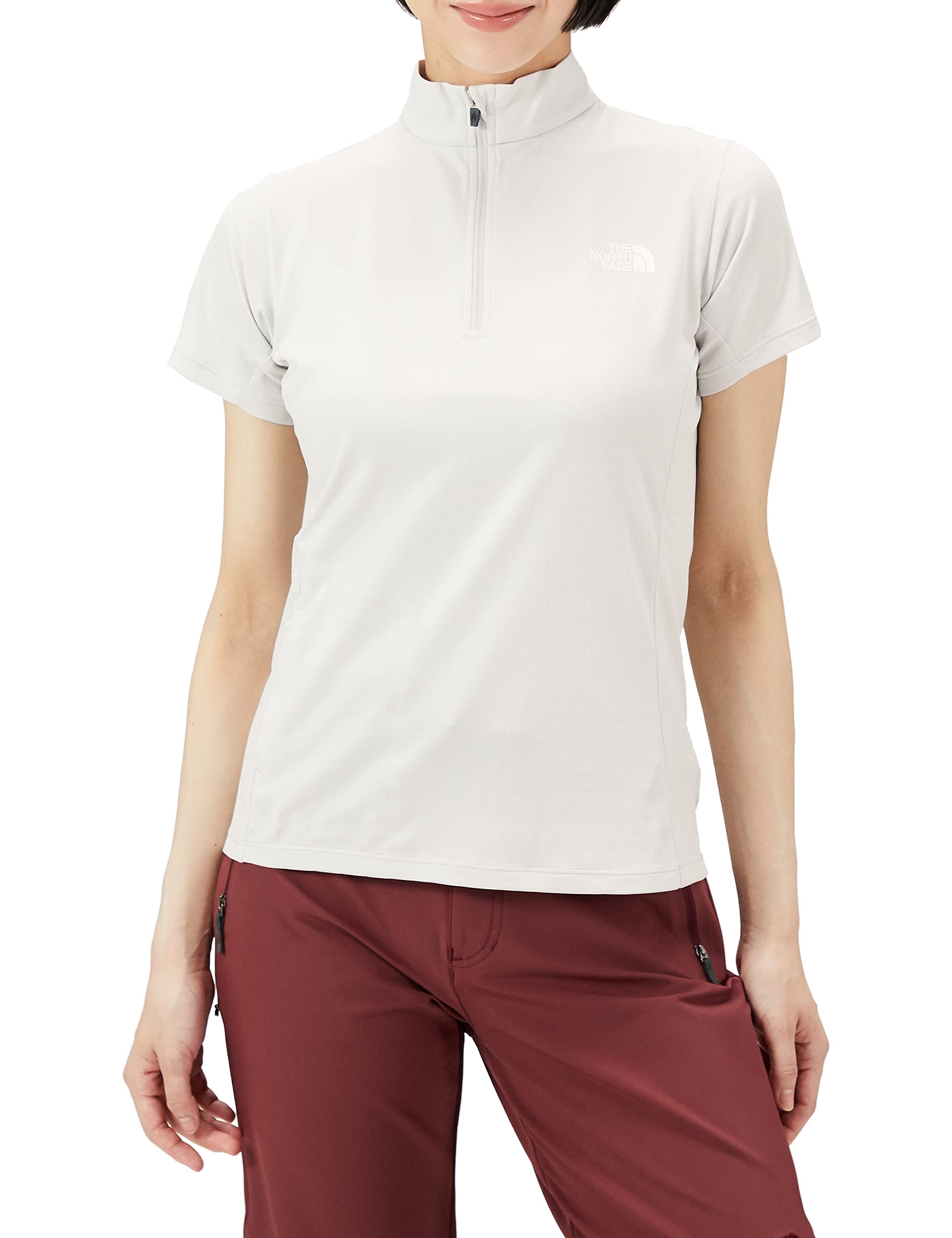 

North Короткий рукав Flash Dry 3D для UV Tingray L [The Face] На молнии Женский, Влагоотводящий, Быстросохнущий, Антибактериальный, Дезодорирующий, Антистатический,