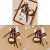 Handmade Pu Cookie Bag Charm With Fruit Pattern For Casual Daily Use