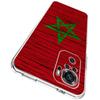 Ny Square Clear, myk telefonveske til Xiaomi Redmi Note 12 11 9S 9 8 10 Pro+ 7 8T 9C 9A 8A K40 spilldeksel Marokko flaggfotball