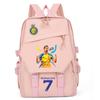 Football Player C Luo Peripheral Printing Trend Schoolbag Junior High School High School Students Large Capacity Spine Backpack