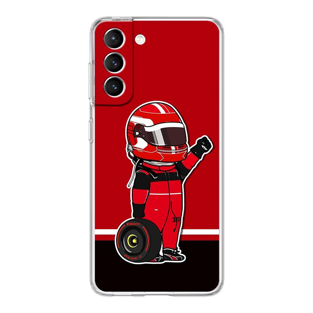 Phone Case For Samsung Galaxy S24 Plus S23 S22 S21 S20 FE Ultra 5G S10 S10E S9 Soft Clear Silicone Cover F1 Number 33