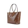 Michael Kors Vintage Logo Print Large Capacity Tote Bag Women Tote Bags Caramel-Brown 35H1T2JT3C-LUGGAGE