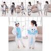 Premium Quality Halloween Kids Pajamas Cosplay Costume Featuring Pokemon Pikachu Dragon Cow Designs