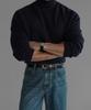 Baulopeulodeogteu Soft Double-Weave Mock Turtleneck Knit [Navy]