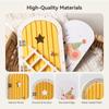 Stanza di Legno per Bambini Miniatura Casa delle Bambole Mini Casa Porta di Elfo Fatato Decorazione da Parete Ornamenti Artigianali Scatolina Commemorativa per Denti Regalo