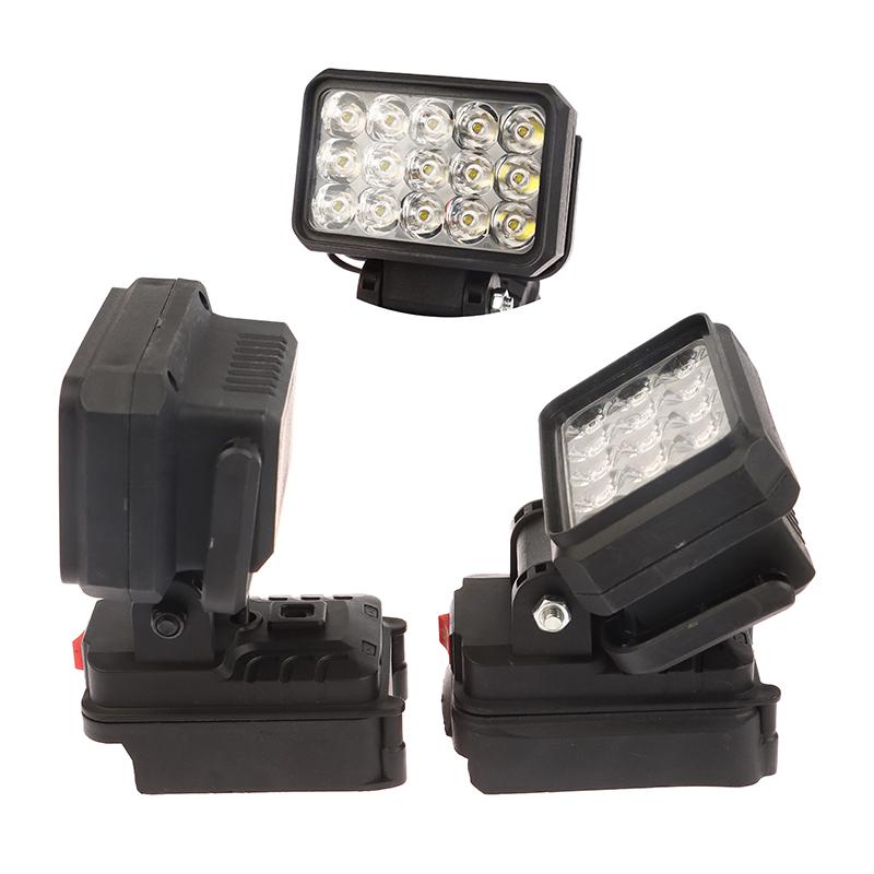 1 Piece Portable Lamp Hand Lantern 15 Beads Led Working Light Spotlight For Makita/Devon/Bosch 18V Li-Ion Battery