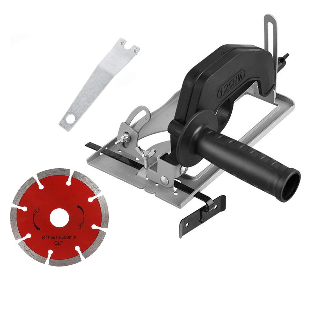 Positioning Bracket 0-40mm Cutting Depth Adjustable Nonslip Auxiliary Handle Modified Bracket Cutting Machine Slotting Base