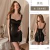 New pajamas halter suspender satin loungewear pure desire women's low-cut swing collar suspender nightdress