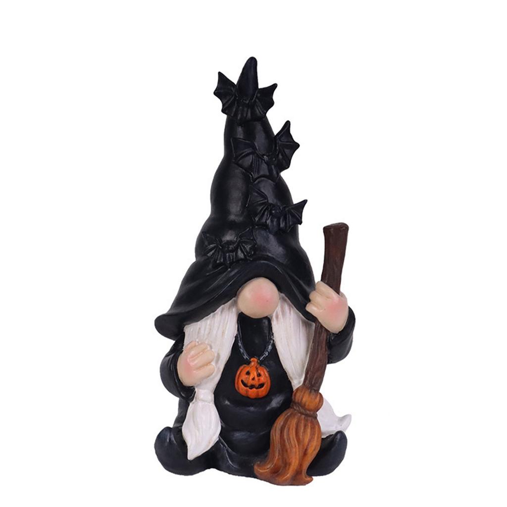 Halloween Ghost/ Pumpkin Wizard/ Dwarf Elf/home Desktop Resin Decoration Ornaments Party