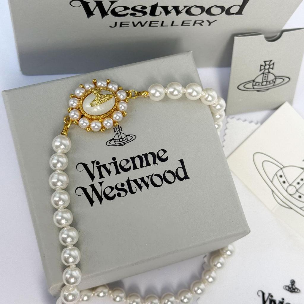 Kaiserinwitwe Cixi Sonnenblumen Magnetische Perlenkette & Französisches Retro Ohrring Set