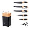 Kitchen Knife Set In A Stand With Sharpener E-6267