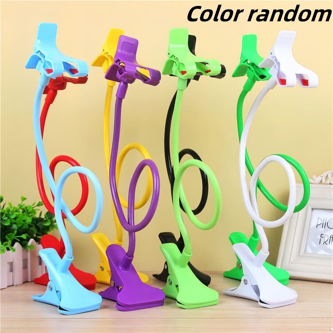 

Universal Mobile Phone Stand Lazy Detachable Buckle Type Double Clip At Head Holder for Car Desktop Bed Movie Watching Artifact